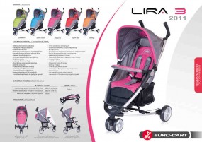 wózek spacerowy LIRA3 firmy Euro Cart