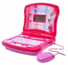  Edukacyjny laptop do nauki języka - różowy
