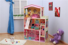  Drewniany Domek dla lalek TD001