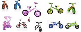  rowery dziecięce, rowerek biegowy, rowerek trójkołowy