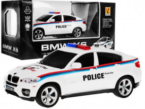 autko BMW X6 Pojazd zdalnie sterowany POLICJA R/C 866-2404P Biały 866-2404P